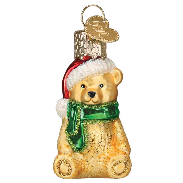 Old World Christmas Mini Teddy Bear Ornament