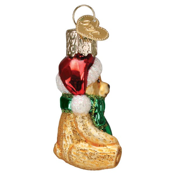Old World Christmas Mini Teddy Bear Ornament