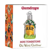 Old World Christmas Mini Tombstone Ornament
