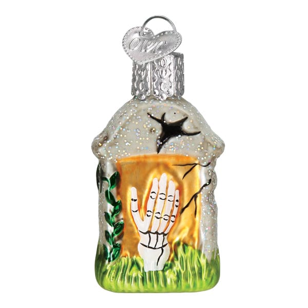 Old World Christmas Mini Tombstone Ornament