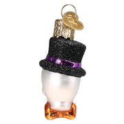 Old World Christmas Mini Top Hat Skeleton Ornament