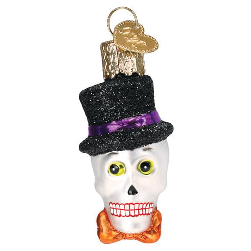 Old World Christmas Mini Top Hat Skeleton Ornament