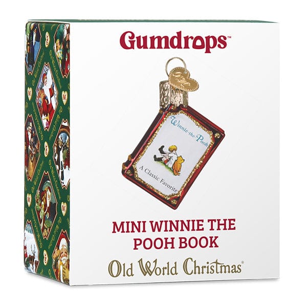 Old World Christmas Mini Winnie-The-Pooh Book Ornament