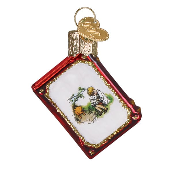 Old World Christmas Mini Winnie-The-Pooh Book Ornament
