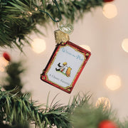 Old World Christmas Mini Winnie-The-Pooh Book Ornament