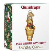Old World Christmas Mini Winnie With Gift Ornament