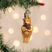 Old World Christmas Mini Winnie With Gift Ornament