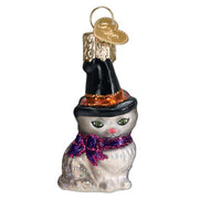 Old World Christmas Mini Witch Cat Ornament