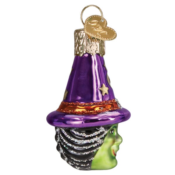 Old World Christmas Mini Witch Head Ornament