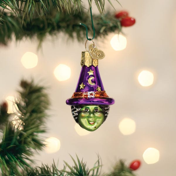 Old World Christmas Mini Witch Head Ornament