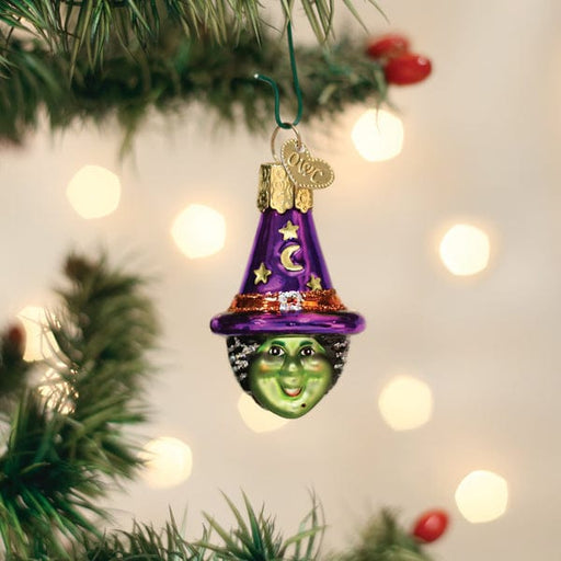 Old World Christmas Mini Witch Head Ornament