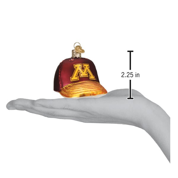 Old World Christmas Minnesota Baseball Cap Ornament