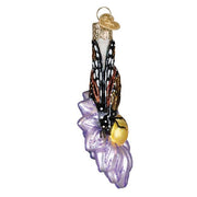 Old World Christmas Monarch Butterfly On Flower Ornament