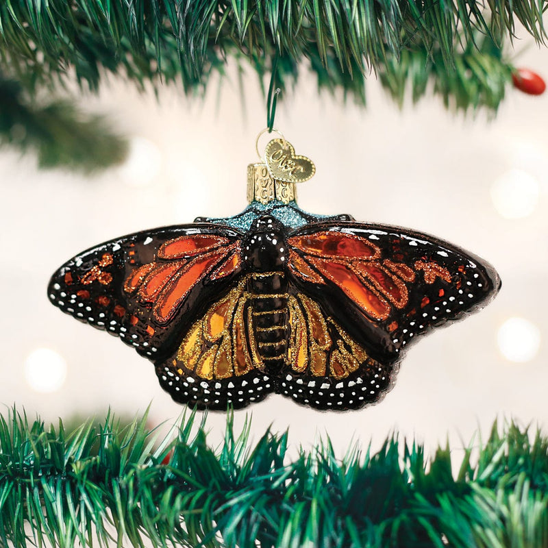 Old World Christmas Monarch Butterfly Ornament
