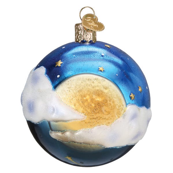 Old World Christmas Moonglow Round Ornament