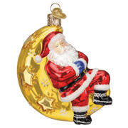 Old World Christmas Moonlight Santa Ornament