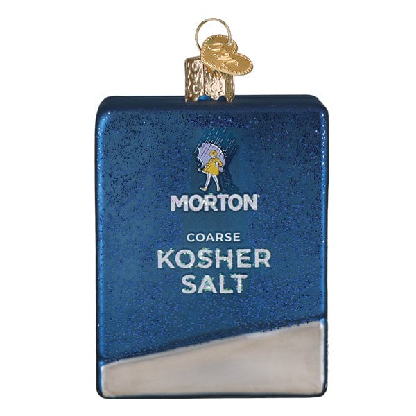 Old World Christmas Morton Kosher Salt Box Ornament