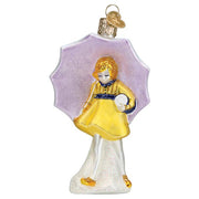 Old World Christmas Morton Umbrella Girl Ornament