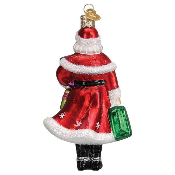 Old World Christmas Mrs. Claus Goes Shopping Ornament