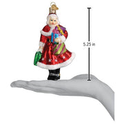 Old World Christmas Mrs. Claus Goes Shopping Ornament