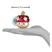 Old World Christmas Mushroom Coffee Ornament