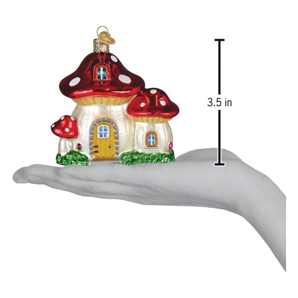 Old World Christmas Mushroom House Ornament