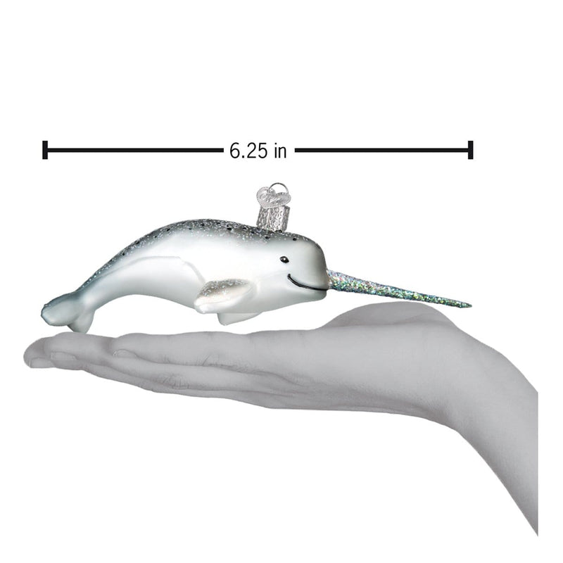 Old World Christmas Narwhal Ornament