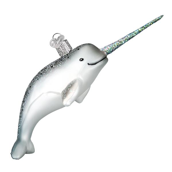 Old World Christmas Narwhal Ornament