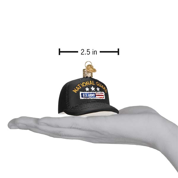 Old World Christmas National Guard Cap Ornament