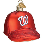 Old World Christmas Nationals Baseball Cap Ornament