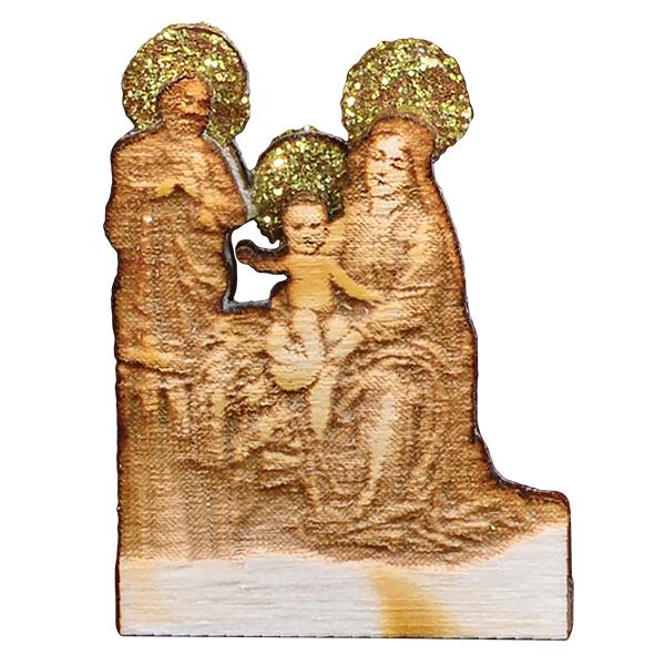 Old World Christmas Nativity Chapel Ornament