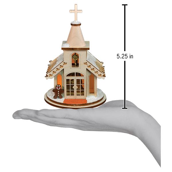 Old World Christmas Nativity Chapel Ornament