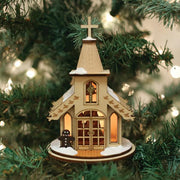 Old World Christmas Nativity Chapel Ornament