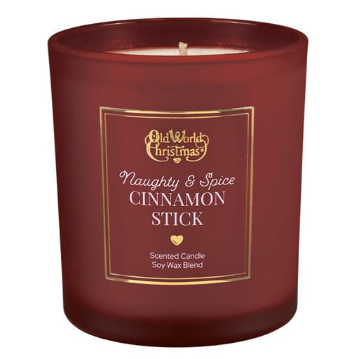 Old World Christmas Naughty & Spice Cinnamon Stick Candle