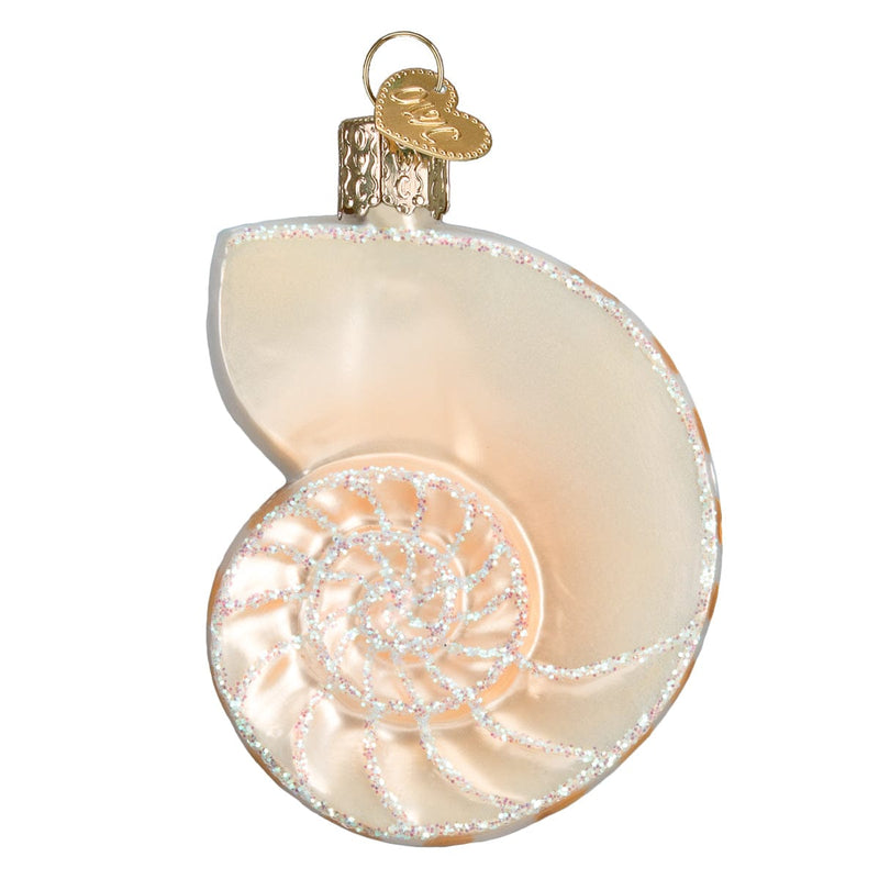 Old World Christmas Nautilus Shell Ornament