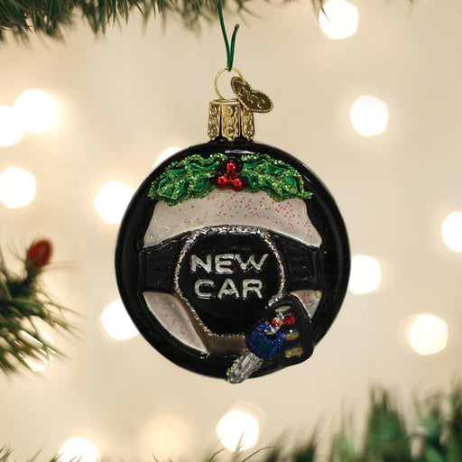 Old World Christmas New Car Ornament