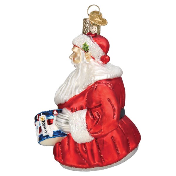 Old World Christmas Norman Rockwell Iconic Santa Ornament