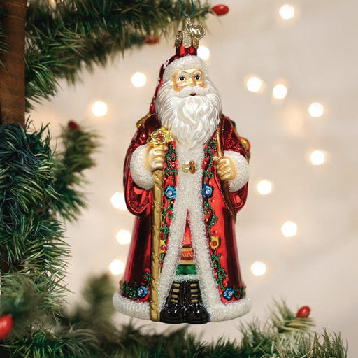 Old World Christmas Norwegian Santa Ornament