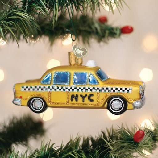 Old World Christmas NYC Taxi Ornament
