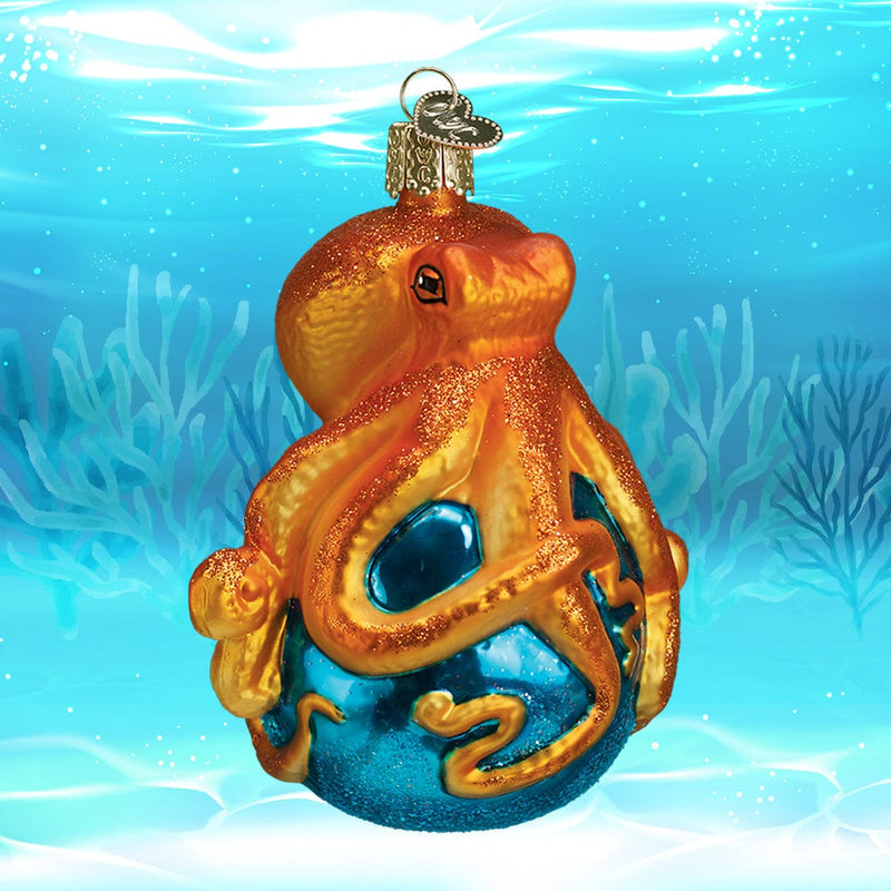 Old World Christmas Octopus Ornament
