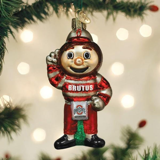 Old World Christmas Ohio State Brutus Buckeye Ornament