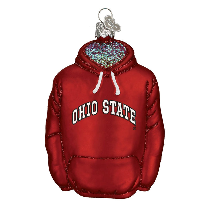 Old World Christmas Ohio State Hoodie Ornament
