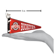 Old World Christmas Ohio State Pennant Ornament