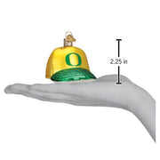 Old World Christmas Oregon Baseball Cap Ornament