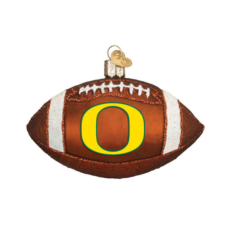 Old World Christmas Oregon Football Ornament