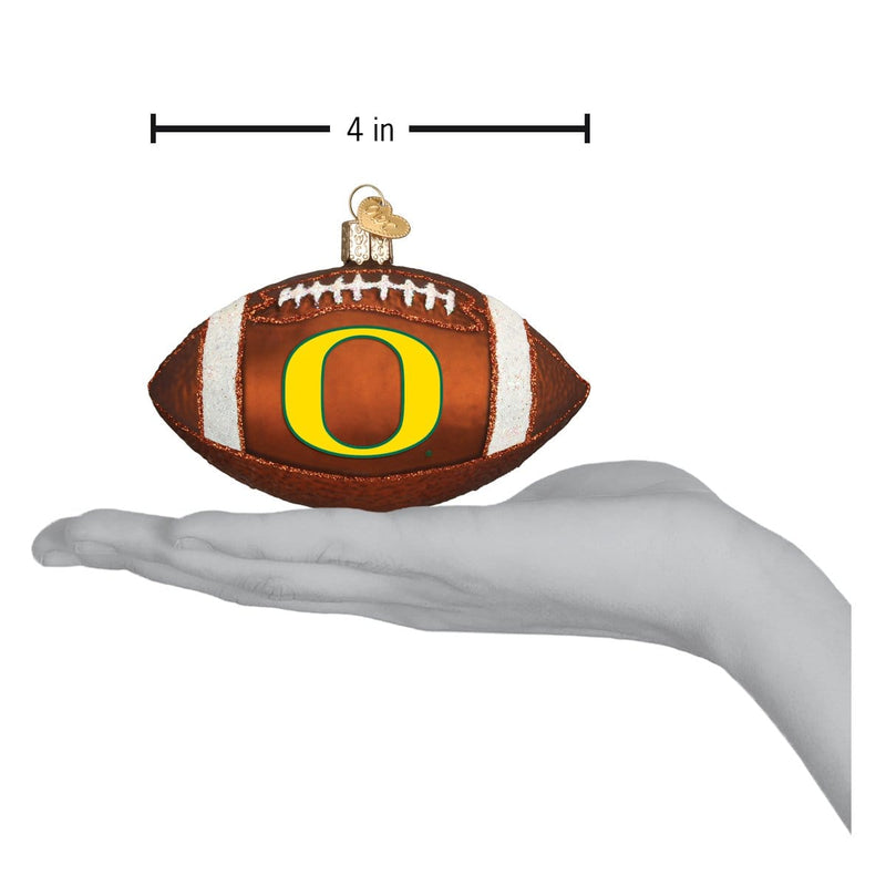 Old World Christmas Oregon Football Ornament