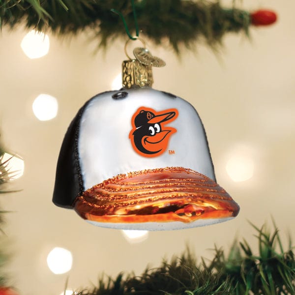 Old World Christmas Orioles Baseball Cap Ornament
