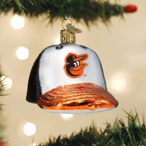 Old World Christmas Orioles Baseball Cap Ornament