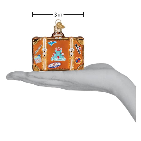 Old World Christmas Orlando Suitcase Ornament