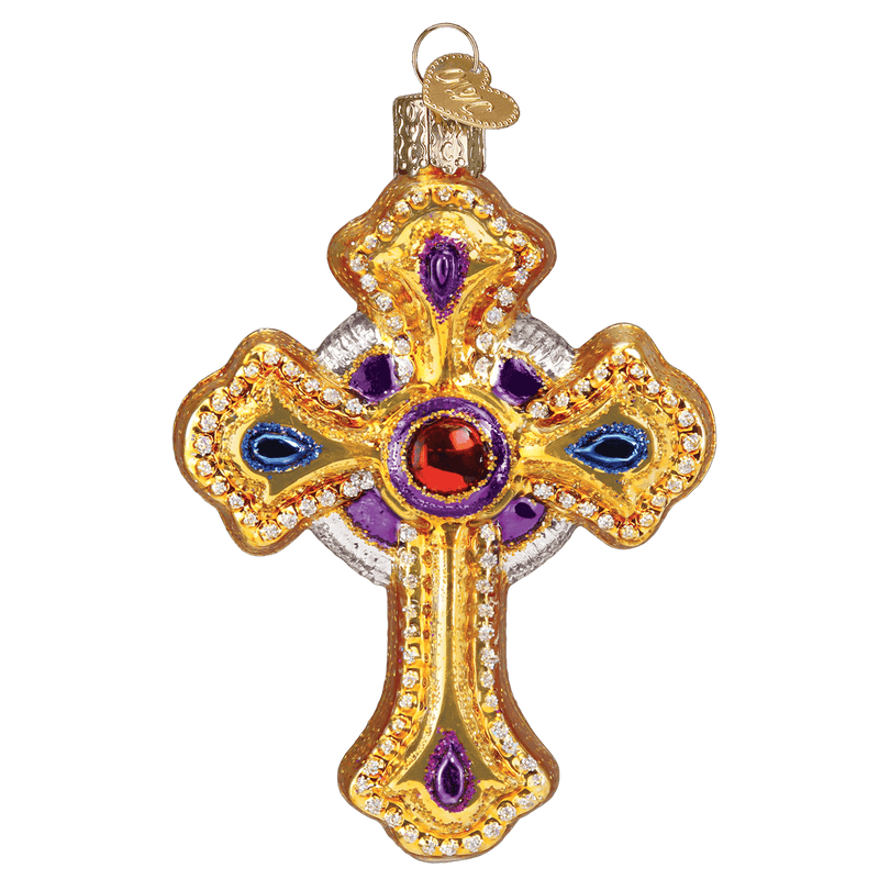 Old World Christmas Ornate Cross Ornament